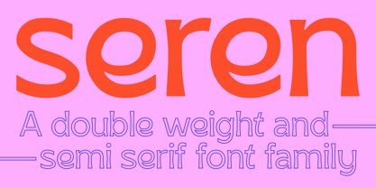 SK Seren Font Poster 1