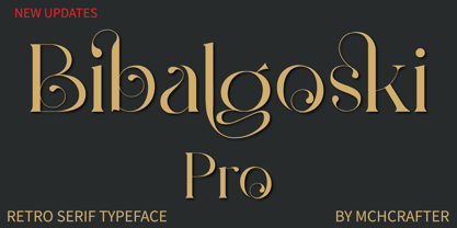 Bibalgoski Pro Font Poster 1