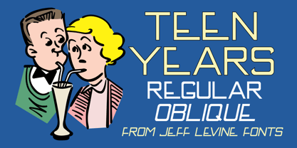 Teen Years JNL Font Poster 1