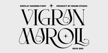 Vigran Maroll Font Poster 1