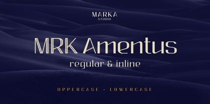 MRK Amentus Font Poster 1