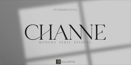 Channe Font Poster 1