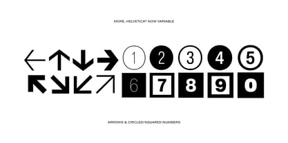 Helvetica Now Variable Font Poster 13