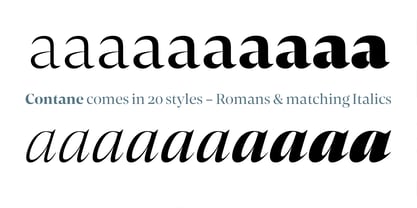 Contane Font Poster 7