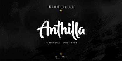 Anthilla Font Poster 1