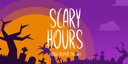 Scary Hours Font Poster 1