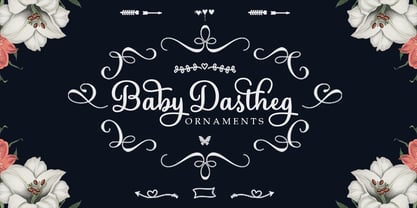 Baby Dastheg Font Poster 5