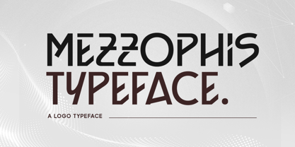 Mezzophis Font Poster 1