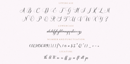 The Julayna Font Poster 9