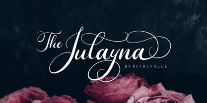 The Julayna Font Poster 1