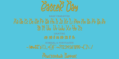 Easter Day Font Poster 7