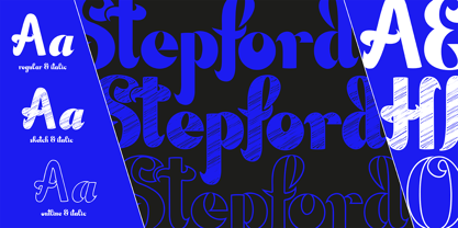 Stepford Font Poster 3