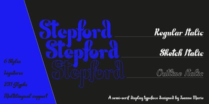 Stepford Font Poster 1