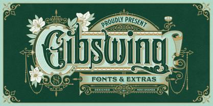 NS Gibswing Font Poster 1