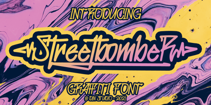 Streetbomber Font Poster 1