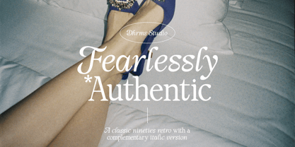 Fearlessly Authentic Font Poster 1