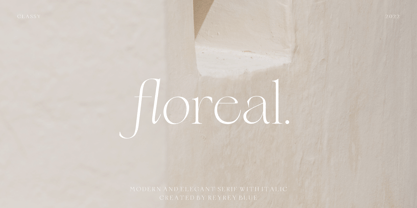 Floreal Font Poster 1