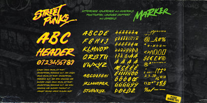 Street Punks Font Poster 3