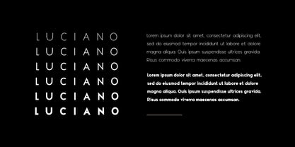 Luciano Display Font Poster 5