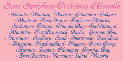 P22 Symphony Font Poster 4