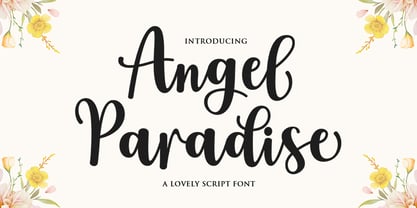 Angel Paradise Font Poster 1