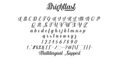 Brightlast Fuente Póster 8