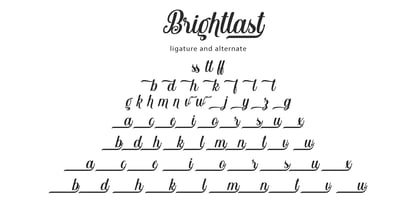 Brightlast Font Poster 9