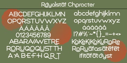 Royalstaf Font Poster 14