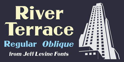 River Terrace JNL Font Poster 1