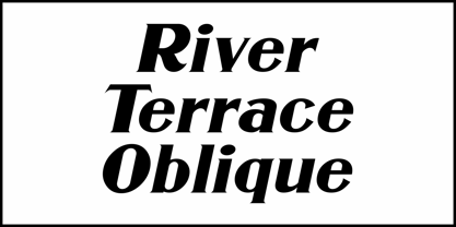 River Terrace JNL Font Poster 4