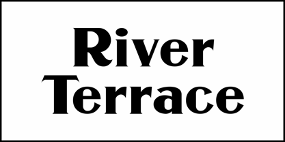 River Terrace JNL Font Poster 2