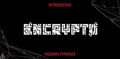 Encrypto Font Poster 1