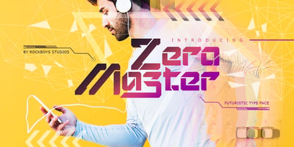 Zero Master Font Poster 1
