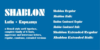 Shablon Font Poster 2