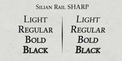 Silian Rail Font Poster 3