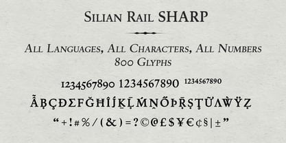 Silian Rail Font Poster 4