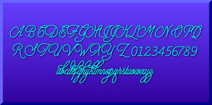 Flair Hand Font Poster 5