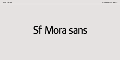 Sf Mora Sans Font Poster 1