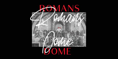 Roma Invicta Font Poster 2