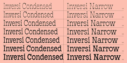 Inversi Font Poster 3