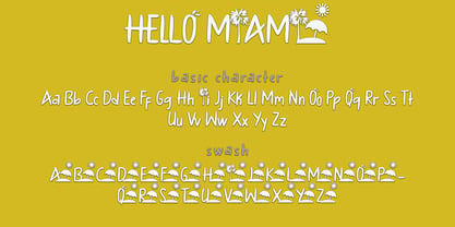 HeLLO MIAMI Font Poster 8