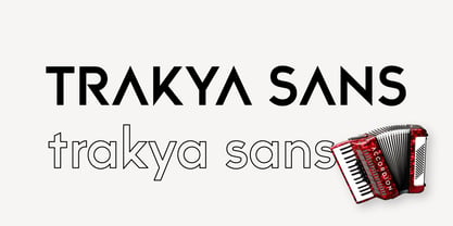 Trakya Sans Font Poster 2
