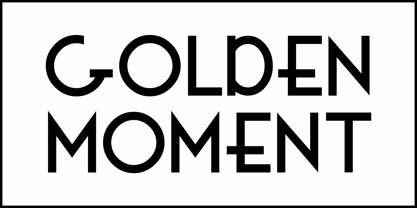 Golden Moment JNL Font Poster 2