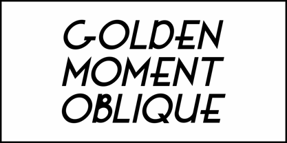 Golden Moment JNL Font Poster 4
