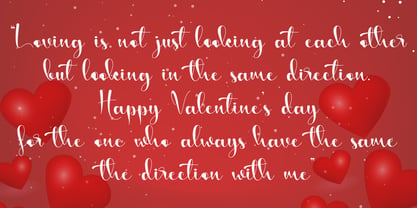 Sincere Valentine Font Poster 2