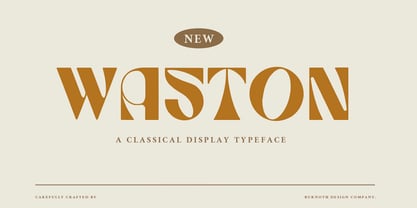 Waston Font Poster 1