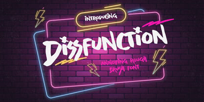 Dissfunction Font Poster 1