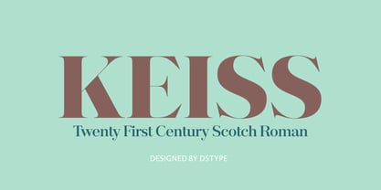 Keiss Title Font Poster 1