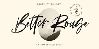 Better Rouge Font Poster 1