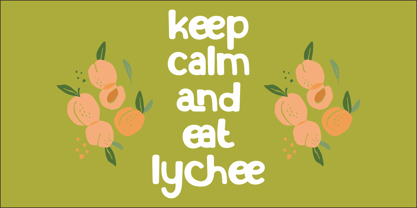Lychee Farmland Font Poster 8